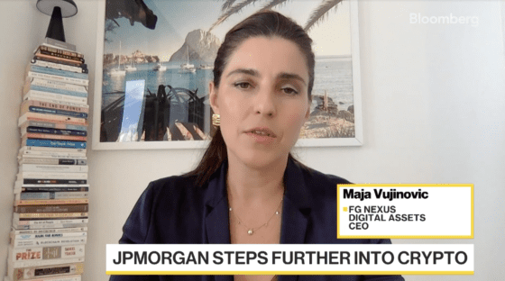 FG넥서스 마야 부이노비치, “JP모건의 토큰화 펀드 출시는 금융 인프라 대전환의 신호탄”