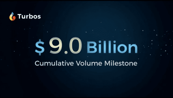 터보스 파이낸스, 누적 거래량 90억달러 돌파