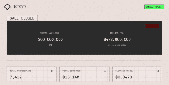 젠신, AI 토큰 판매 성료…7400여 명 참여·1614만달러 확보