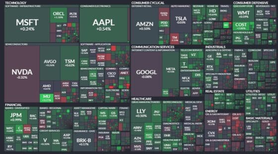 [뉴욕증시마감] S&P500 이틀연속 최고치 경신… 팀 쿡·GDP가 부른 산타랠리