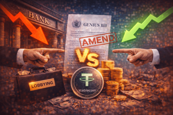 은행권, 지니어스 법안 이자·보상 조항 로비 논란⋯코인베이스 “넘지 말아야 할 선”