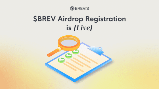 브레비스, BREV 에어드랍 등록 포털 오픈… “내년 1월3일 마감”