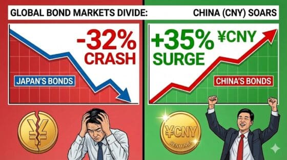 일본 국채 7년간 -32% ‘역대급 손실’…중국 35% ‘나홀로 질주’