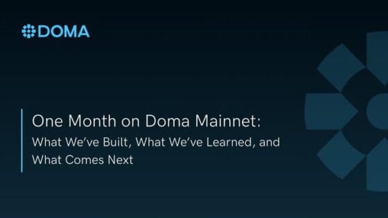 도마 프로토콜, 메인넷 한 달 만에 거래량 100만달러 돌파… ‘도메인 토큰화’ 안착