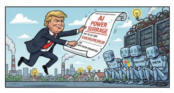 트럼프의 ‘전기료 전쟁’… 빅테크에 AI 청구서 날린다