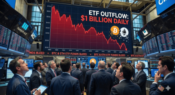 [펀드플로] 비트코인·이더리움 ETF 순유출 지속… 하루 1조 빠져나갔다
