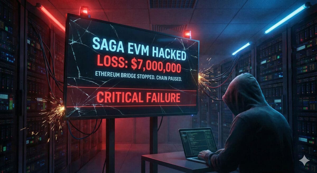 사가 EVM, 700만 달러 해킹 피해… 체인 일시 중단→스테이블코인 25% 하락 사가 EVM, 700만 달러 해킹 피해… 체인 일시 중단→스테이블코인 25% 하락