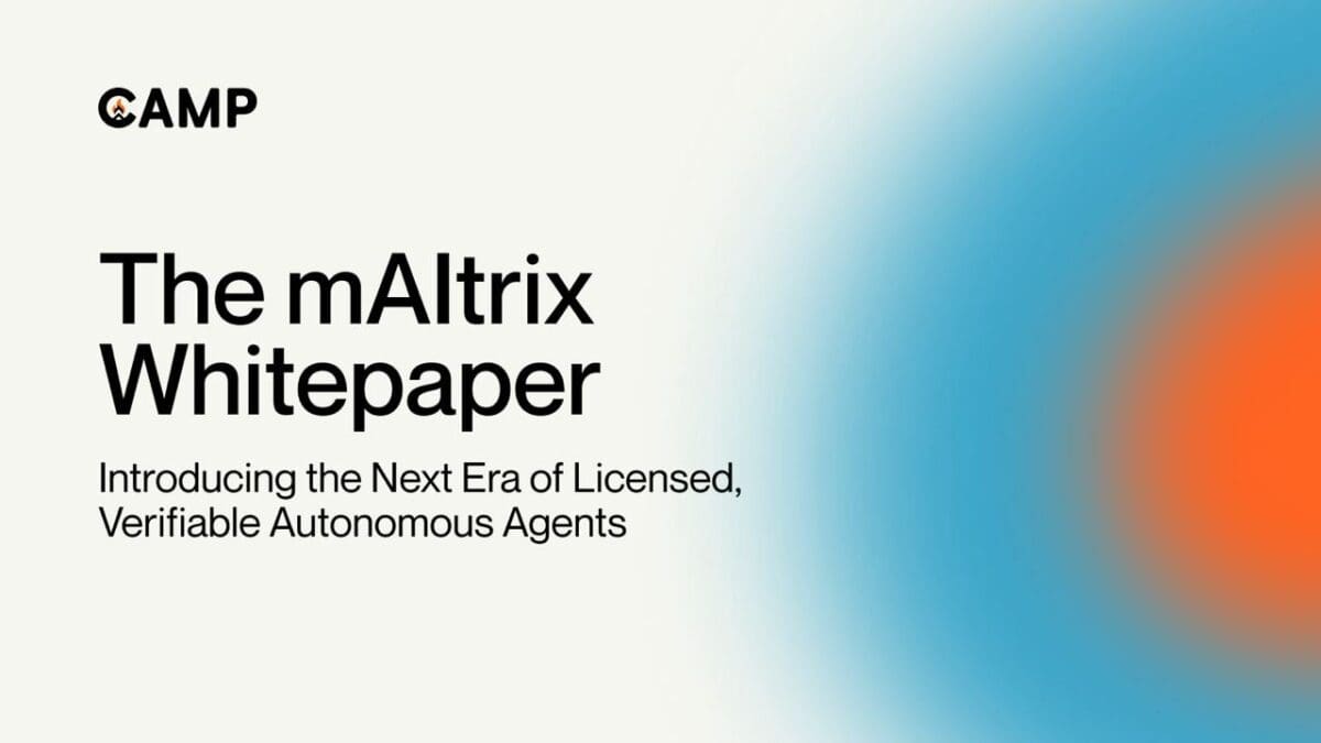 캠프 네트워크, ‘메이트릭스’ 백서 전격 공개… “자율 에이전트 위한 ‘IP-네이티브’ 표준 제시” 캠프 네트워크, ‘메이트릭스’ 백서 전격 공개… “자율 에이전트 위한 ‘IP-네이티브’ 표준 제시”