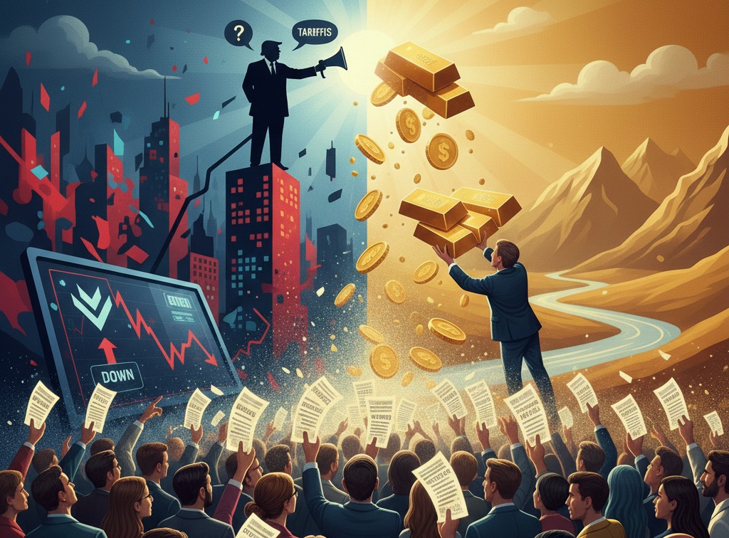 “주식 팔고 금 샀다”… 트럼프 입에 요동치는 돈