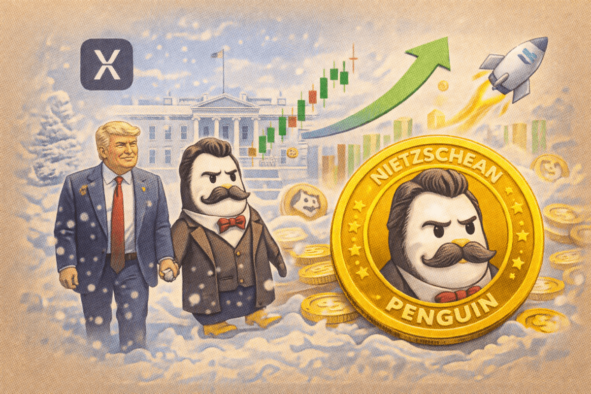 백악관 게시물 한 장에 600% 급등⋯밈코인 ‘펭귄’의 돌풍 백악관 게시물 한 장에 600% 급등⋯밈코인 ‘펭귄’의 돌풍