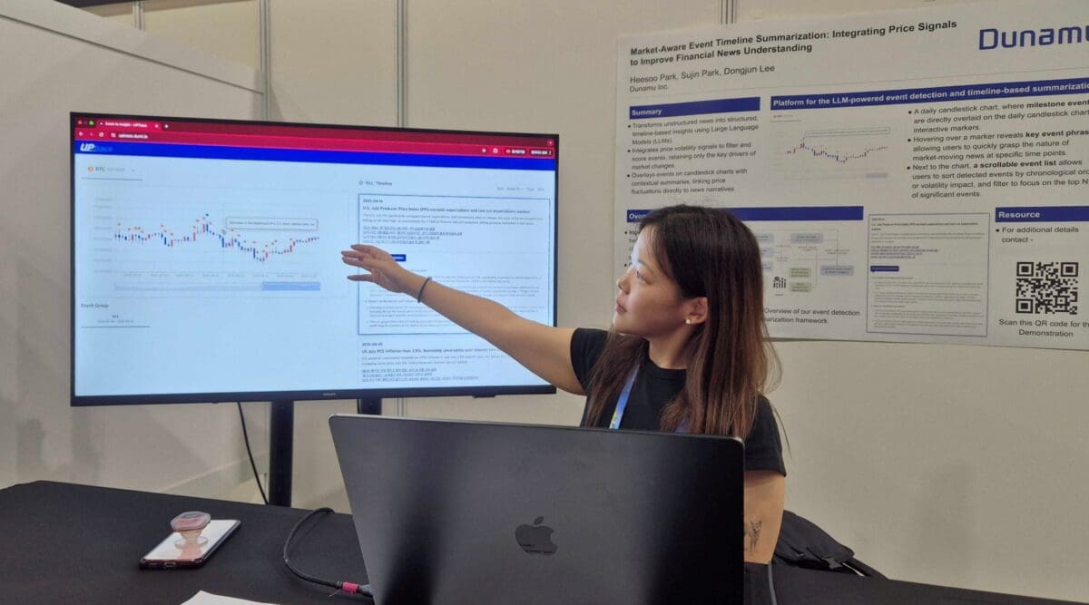 두나무, AAAI 데모트랙 채택…AI로 차트 변동 원인 보여준다