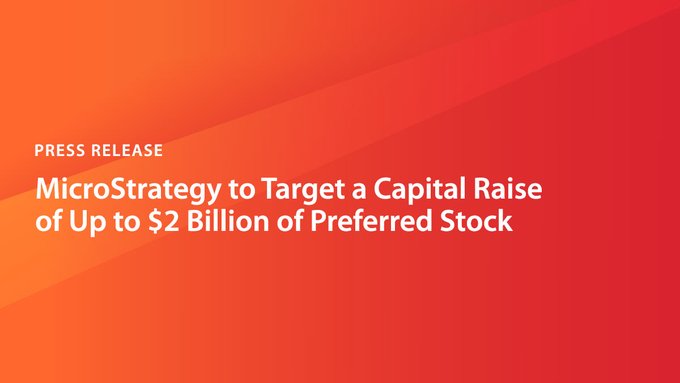 [주요 뉴스] 마이크로스트레티지, 비트코인 추가 매입 위한 20억 달러 모금 계획 발표