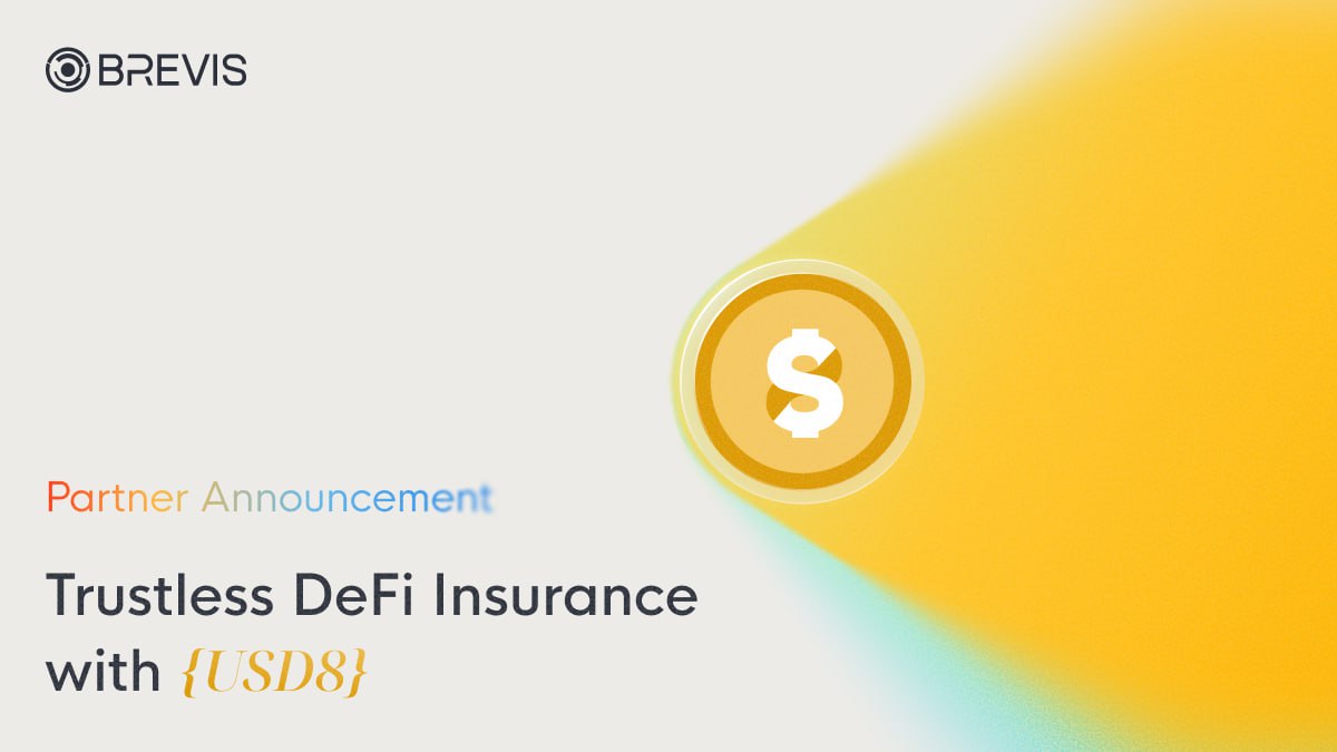 브레비스·USD8, 영지식 기반 탈중앙 보험 인프라 구축